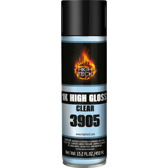 High Teck 1k High Gloss Clear Aerosol - 3905 - HIGH TECK 1K HIGH GLOSS CLEAR AEROSOL - High Teck 3905