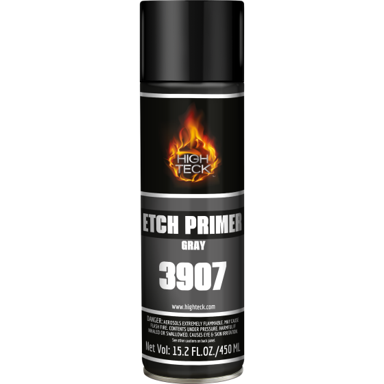 High Teck Etch Primer Gray Aerosol - 3907 - HIGH TECK ETCH PRIMER GRAY AEROSOL - High Teck 3907