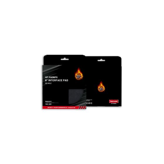 High Teck 6" No-Hole Interface Pad Thickness 2/5" - PAD6IFG - 6" NO-HOLE INTERFACE PAD THICKNESS 2/5" - High Teck PAD6IFG