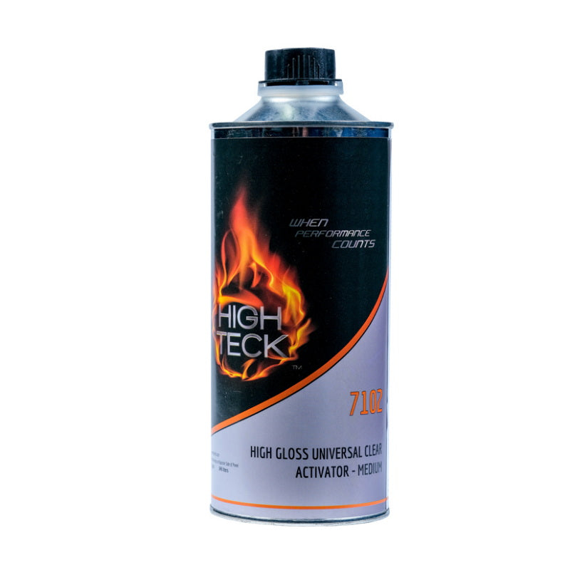 High Teck Medium Activator, Liquid, Use With: 7100 High Gloss Universal Urethane Clear - 1 qt - High Teck 7102-4