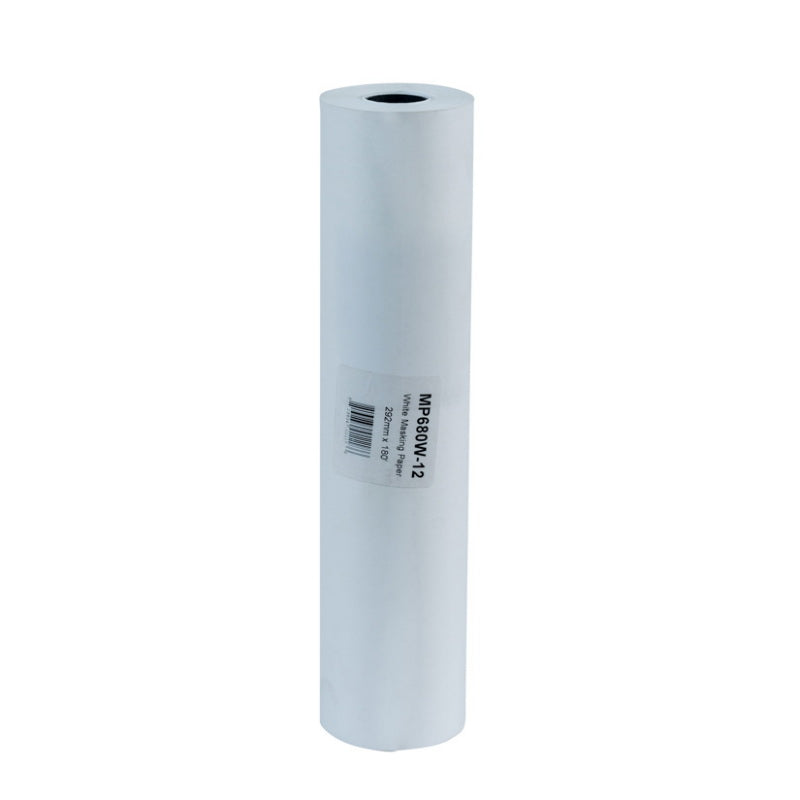 High Teck White Guard MP680w-12 Premium Masking Paper, 12 In W X 180 Ft L, 24 Lb Basis - NOWF24H12 - High Teck™ White Guard MP680W-12 Premium Masking Paper, 12 in W x 180 ft L, 24 lb Basis - High Teck NOWF24H12