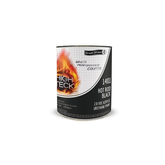 High Teck 1400 Series Acrylic Urethane Single Stage Paint - Black - High Teck 1401-1