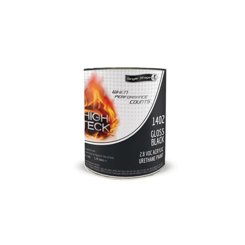 High Teck 1400 Series Acrylic Urethane Single Stage Paint - Black - High Teck 1402-1