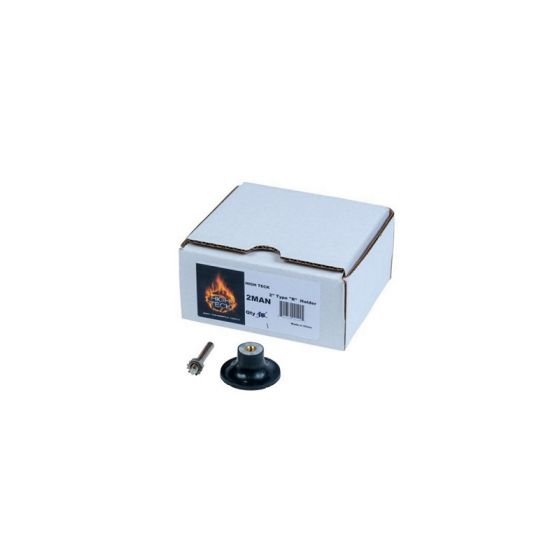 High Teck Mandrel And Back-Up Pad, 2 In - 2MAN - High Teck™ 2MAN Mandrel and Back-Up Pad, 2 in - High Teck 2MAN