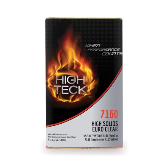 High Teck High Solids Euro Clear, 5 L, Clear, Liquid, 4.4 Lb/Gal VOC, 2:1 Mixing - 7160-1 - High Teck™ 7160-1 High Solids Euro Clear, 5 L, Clear, Liquid, 4.4 lb/gal VOC, 2:1 Mixing - High Teck 7160-1