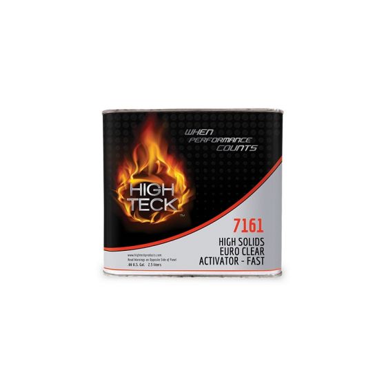 High Teck Fast Activator, Liquid, Use With: 7160 High Solids Euro Clear - 2.5 L - High Teck 7161-25