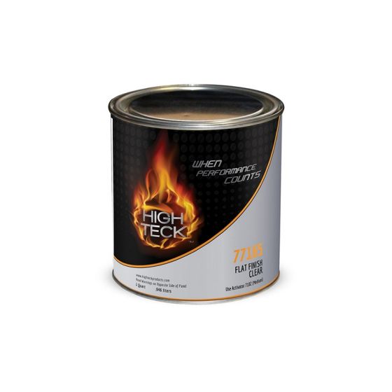 High Teck 77165-4 Urethane Clearcoat, 1 QT, Clear, Liquid, 4.4 Lb/Gal VOC, 6:1 Mixing - HT-77165-4 - High Teck™ 77165-4 Urethane Clearcoat, 1 qt, Clear, Liquid, 4.4 lb/gal VOC, 6:1 Mixing - High Teck HT-77165-4