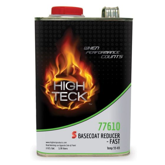 High Teck 77610-1 Fast "S" Basecoat Reducer, 1 Gal, Liquid - HT-77610-1 - High Teck™ 77610-1 Fast "S" Basecoat Reducer, 1 gal, Liquid - High Teck HT-77610-1