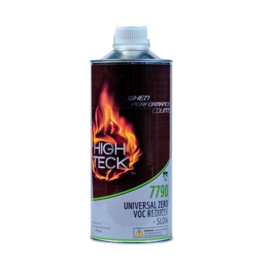 High Teck Universal Slow Zero VOC Urethane Reducer, Clear, Liquid - 1 qt - High Teck 7790-4