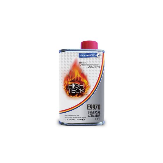 High Teck Fast Activator, 1/2 PT, Colorless, Liquid, Use With: 4:1 Mix European Clears And Primers - E9970-16 - High Teck™ E9970-16 Fast Activator, 1/2 pt, Colorless, Liquid, Use With: 4:1 Mix European Clears and Primers - High Teck E9970-16