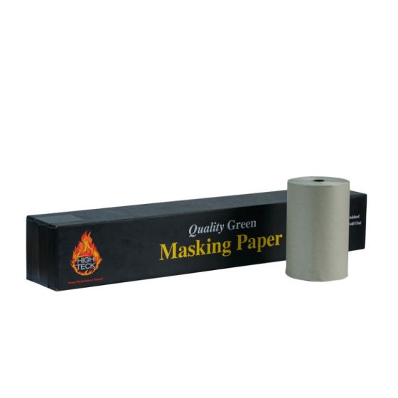 High Teck Masking Paper, 9 In W X 400 Ft L, Green, 35 Lb Basis - MP140G-9 - High Teck™ MP140G-9 Masking Paper, 9 in W x 400 ft L, Green, 35 lb Basis - High Teck MP140G-9