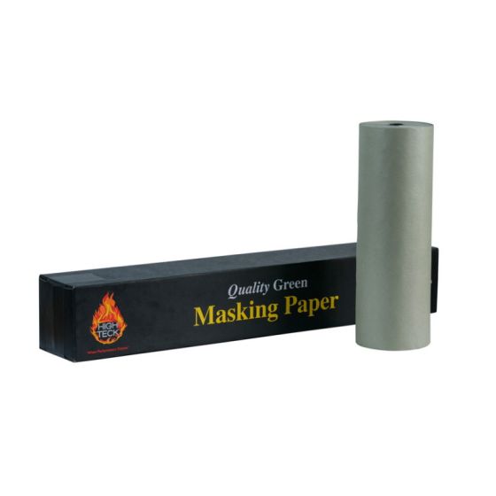 High Teck Masking Paper, 24 In W X 600 Ft L, Green, 35 Lb Basis - MP160G-24 - High Teck™ MP160G-24 Masking Paper, 24 in W x 600 ft L, Green, 35 lb Basis - High Teck MP160G-24