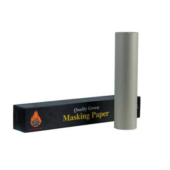 High Teck MP140g-36 Masking Paper, 36 In W X 400 Ft L, Green, 35 Lb Basis - NOGR35O36 - High Teck™ MP140G-36 Masking Paper, 36 in W x 400 ft L, Green, 35 lb Basis - High Teck NOGR35O36