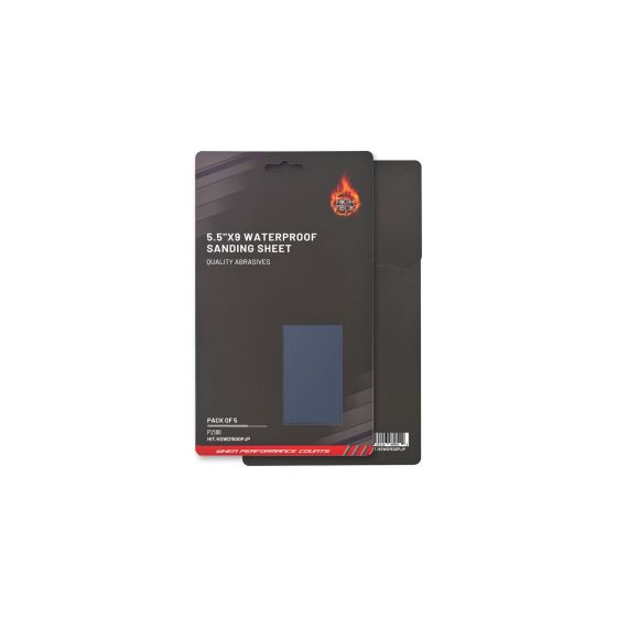 High Teck 5.5" x 9" Waterproof Sanding Sheets - P1500 - 5 Pack - HSWD1500PJP - High Teck (5 pcs pack) 5.5"X9" WATERPROOF SANDING SHEET P1500 - High Teck HSWD1500PJP